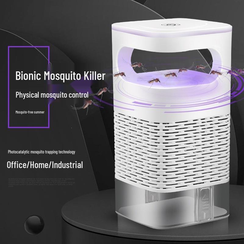 USB Mosquito Killer Lamp: LED Trap and Fly Repellent with Suction-Style Lure for Home Use