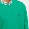 adidas Мужская толстовка Originals Ss24 Rolling Links Series с логотипом Sport Stripe с длинным рукавом, дымчато-зеленая JE9340