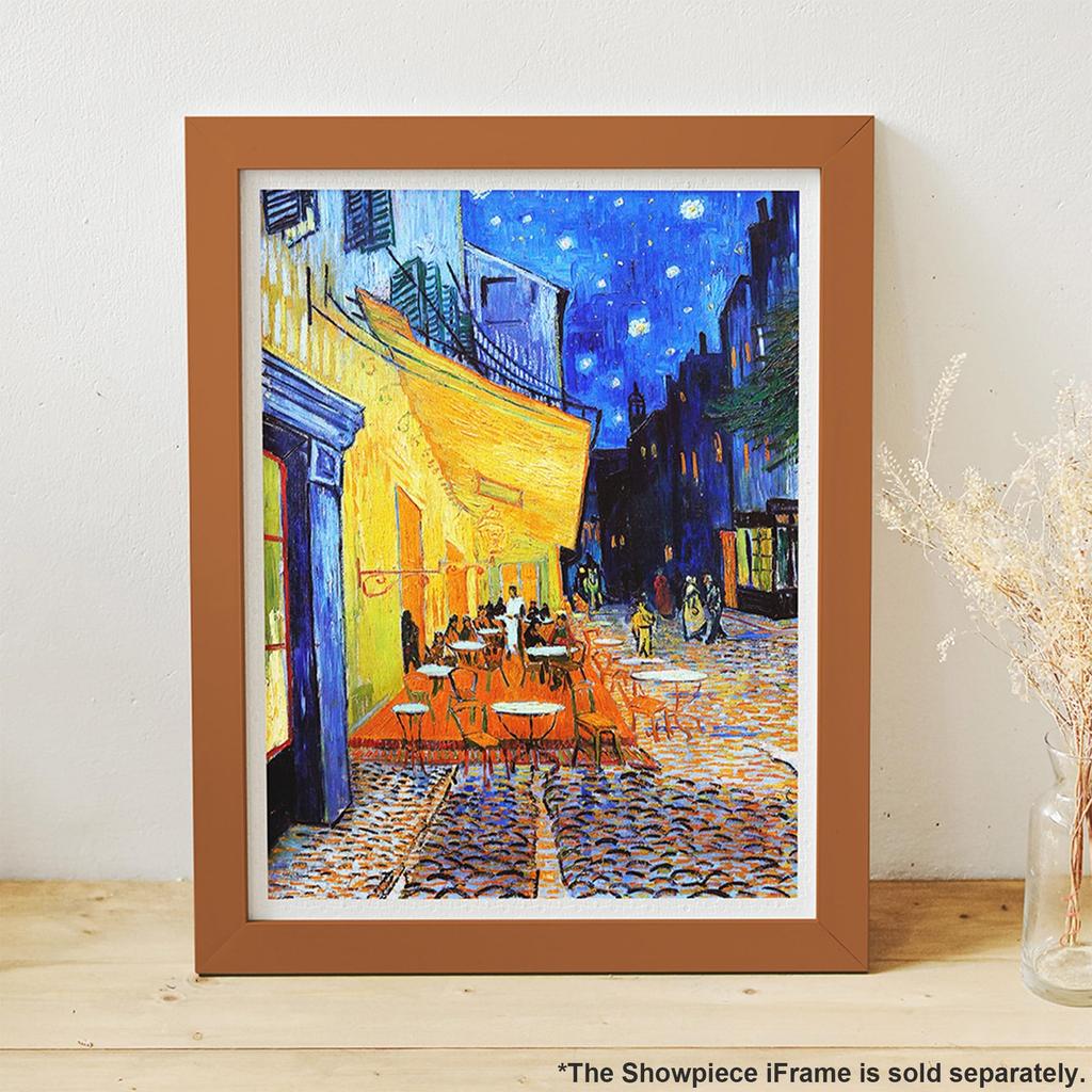 Pintoo 1200 Piece Plastic Jigsaw Puzzle Cafe Difficult for Adults No Pieces Click To Fit [Van Gogh_Night Terrace] (45X59cm) [H2641]