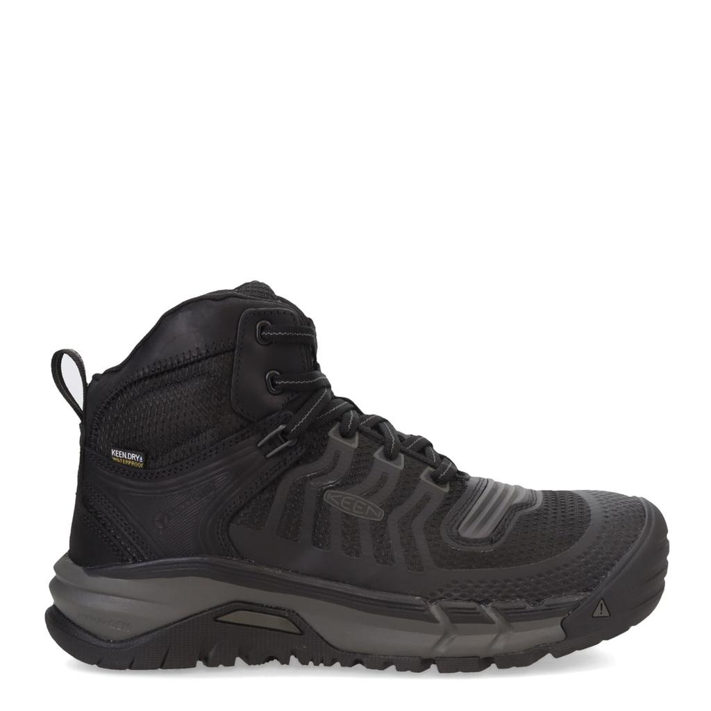 Защитные ботинки KANSAS CITY MID KBF WP Kansas City Mid KBF Водонепроницаемые МЕТАЛЛИЧЕСКИЕ см [Keen] Мужские ЧЕРНЫЕ/ОРУЖЕЙНЫЕ 25.0