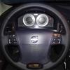 Для Volvo S80 2006-2009 XC70 2007-2010 V70 2009 Черная противоскользящая накладка на руль автомобиля, ручной шов, из кожи