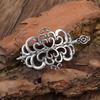 Viking Retro Heart Celtic Knot Hairpin - European and American Style Nordic Hair Accessory for Women.