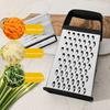 Cheese Grater with Container 4 Sided Stainless Steel Graters for Kitchen Professional Box Grater for Parmesan Vegetables Ginger Handheld Food Shredder