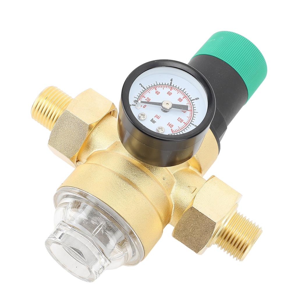 Редуктор давления воды G1/2 DN15 Клапан регулирования давления воды Латунный редукционный клапан с 