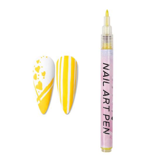 Набор ручек для нейл-арта 12 цветов, гелевая ручка-лайнер для рисования, водостойкая, быстросохнущая, DIY маркер для ногтей, гелевый карандаш для граффити и точек для дома и салона