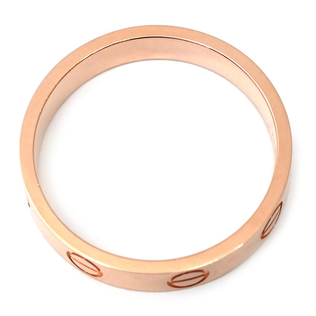 Cartier B4085200 love Mini love ringRing ring 18K Pink Gold #11(JP Size) Array