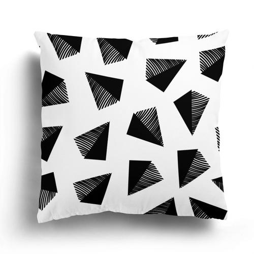 Скандинавский черно-белый простой геометрический рисунок, чехол для подушки, домашняя гостиная, украшение для дивана, подушка, наволочка