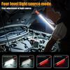 Rechargeable LED Work Light With Magnetic Base Hooks Included- High Lumen Flashlight Ideal For Emergency For Car Repairing