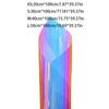 Glass Dichroic Home Decor Glass Sticker Gradual Decorative Film Rainbow Color Sticker Window Film