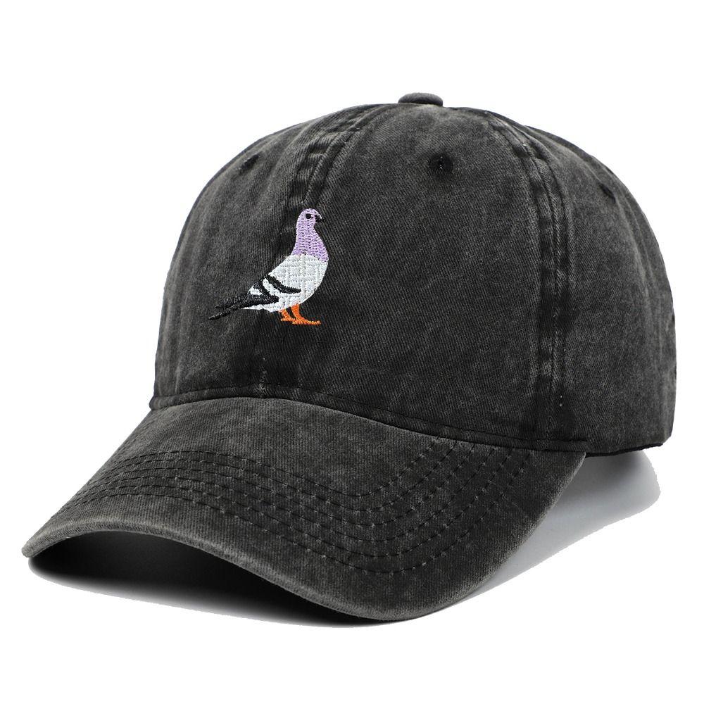 Pigeon Embroidered Summer Sun Hat Daily Casual Sports Hat Fashion Baseball Caps Men and Women