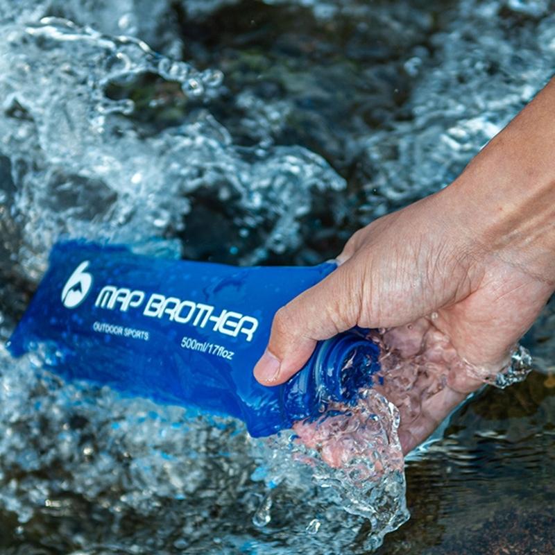 Складная бутылка для воды Портативная мягкая фляга из ТПУ Бутылка для воды Рюкзак для гидратации для бега