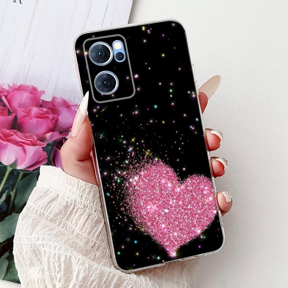 For Oppo Reno 7 5G Case CPH2371 Cute Cat Lucky Koi Painted Cover Soft Slim Phone Case For Oppo Reno 7 Pro Reno7 5G Fundas Bumper