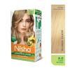 Краска для волос Nisha Creme Светло-русый 8.0 для женщин и мужчин, Стойкая краска для волос, Ультрамягкий блеск, 100% закрашивание седины, Набор 60 г + 60 мл + 18 мл
