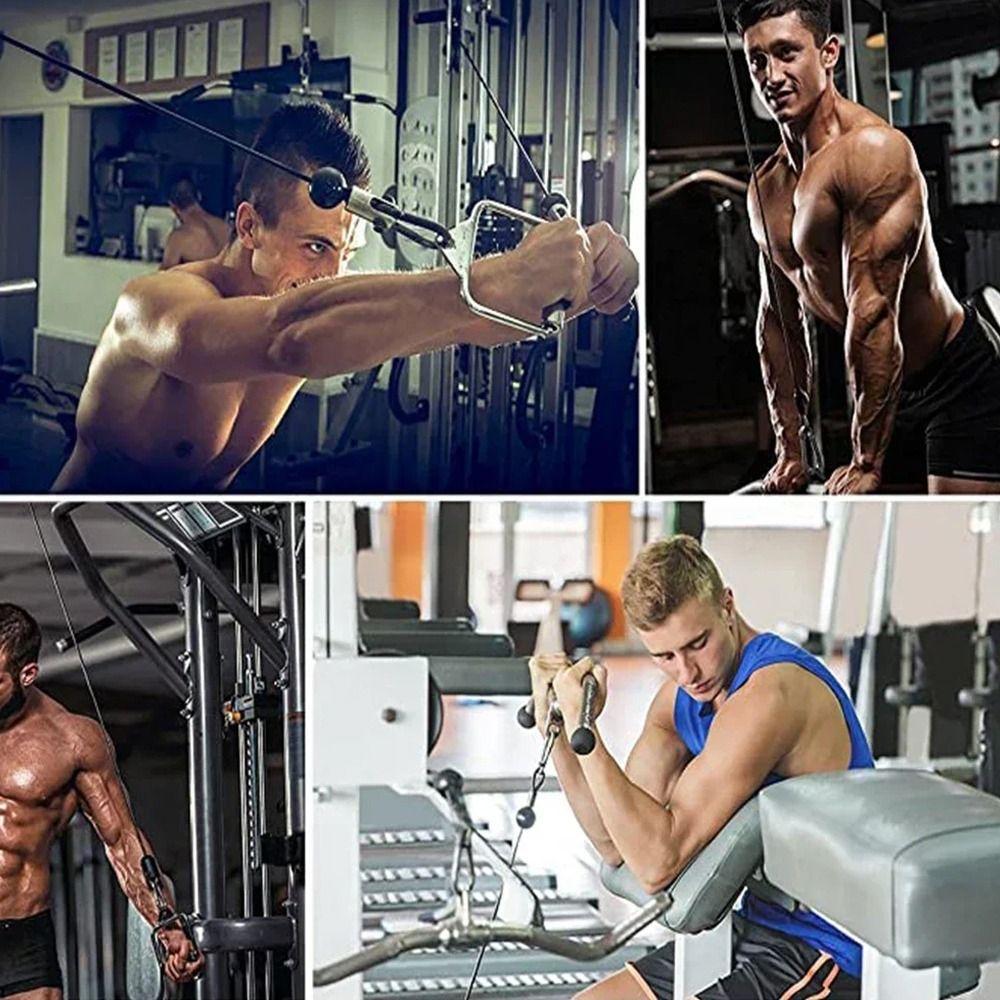 8 шт. Регулируемый тросовый набор с блоками Кабель для тренажерного зала Шланг Спорт Домашний тренажерный зал Катушка для кабеля Устройство Фитнес