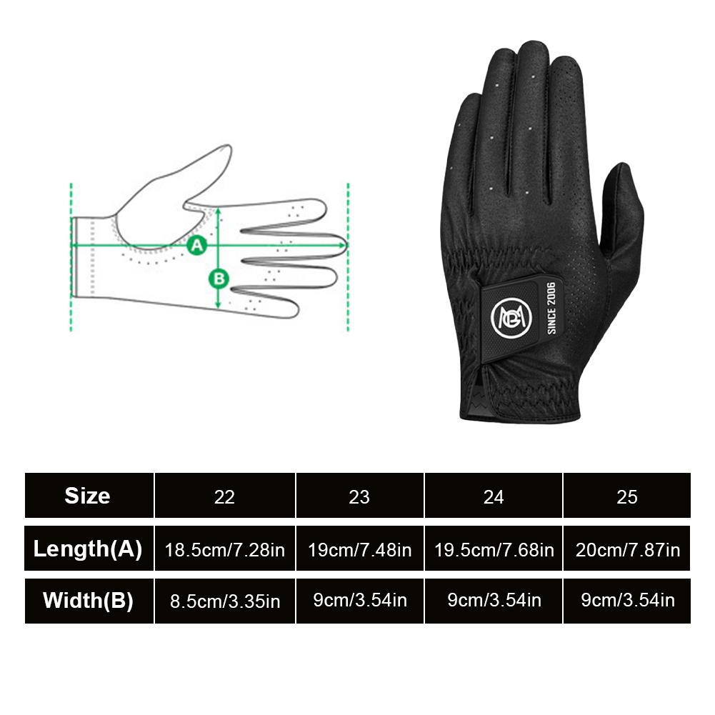 1PC Multi-colour Golf Glove Nano Microfiber Breathable Raining Anti-Slip Glove Left Hand Golf Equipment for Woman Man