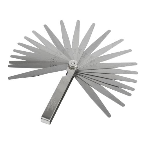 Andux Gap Gauge with Numerical Display, 100mm X 10/13/16/17/23 Sheets, Thickness Gauge for Measuring Thickness and Thinness, SC-01 (100mm X 23)