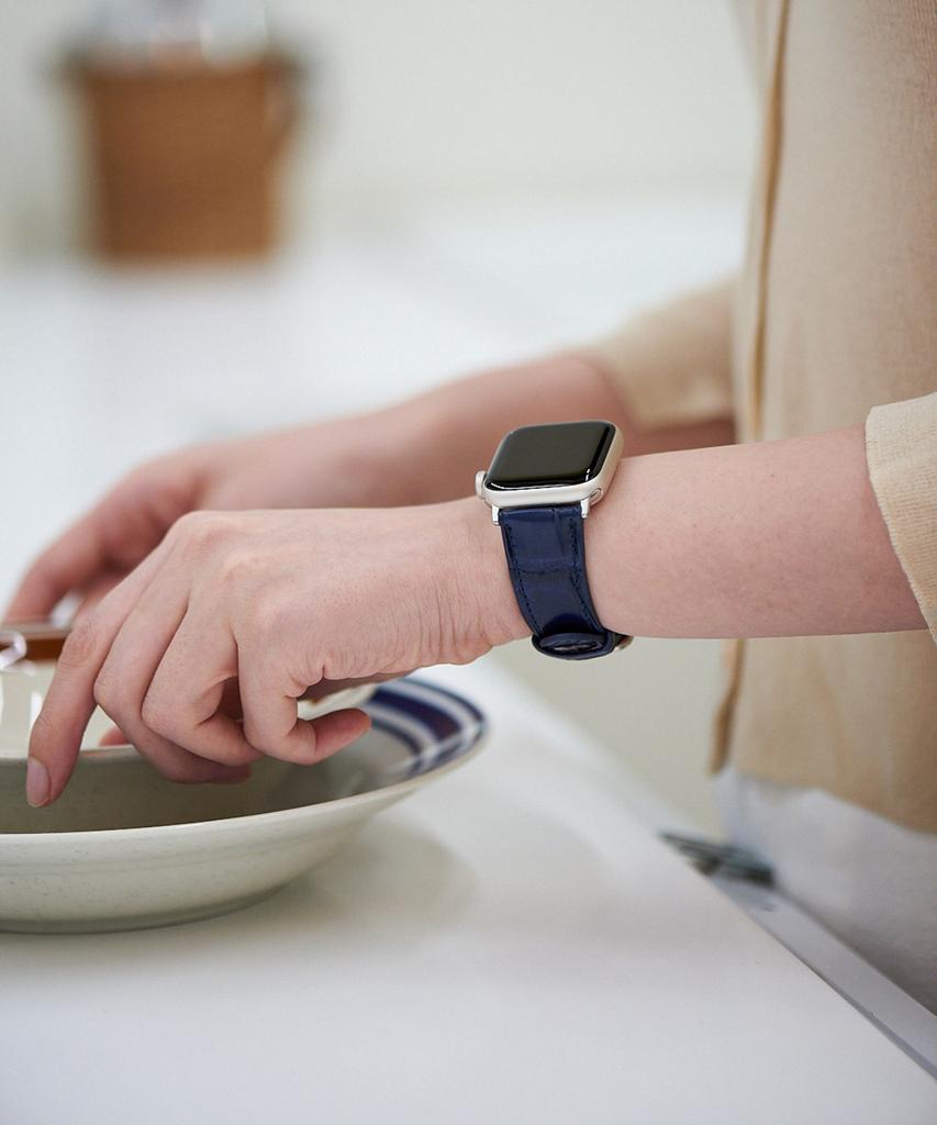 Heimdal Ремешок для Apple Watch Galaxy Watch из Натуральной Кожи Аллигатора Премиум