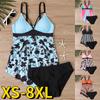 2023 Summer Fashion Comfort Beachwear New Women's High Waist Swimsuit New Design Printing Swimsuit Two Piece Set Bikini Set