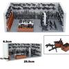 Набор MOC Оружие WW2 Военное Оружейное Помещение Кирпичный SWAT Солдаты Аксессуары для Оружия Строительный Блок Игрушка Классический Военный Leduo Подарок