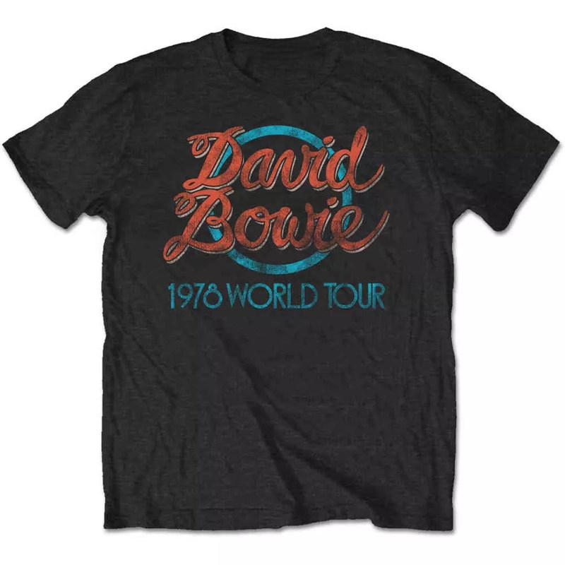 David Bowie Graphic Vintage Unisexs TShirt Unisexs Womens Cotton Y2k Fashion Popular Tee High Quality 2026 Summer T Shirt