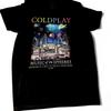 Винтажная футболка Coldplay Music of the Spheres, короткий рукав, все размеры от S до 5XL, SE016, унисекс