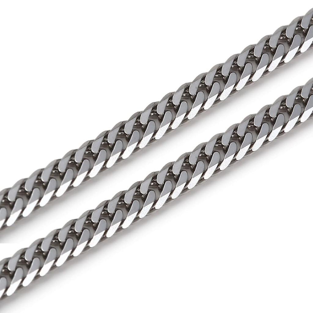 Товары Кихэй Браслет на ногу Платина Двойной 5г 23см Цепь Накатоме Клеймо сертифицированного монетного двора Выгравировано pt850 Золото [Счастливый магазин] Шестигранный Мужской Женский