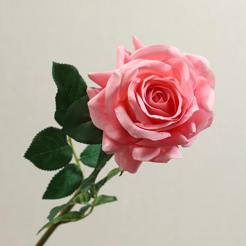 Simulation spring color moisturizing concubine rose, home decoration simulation flower