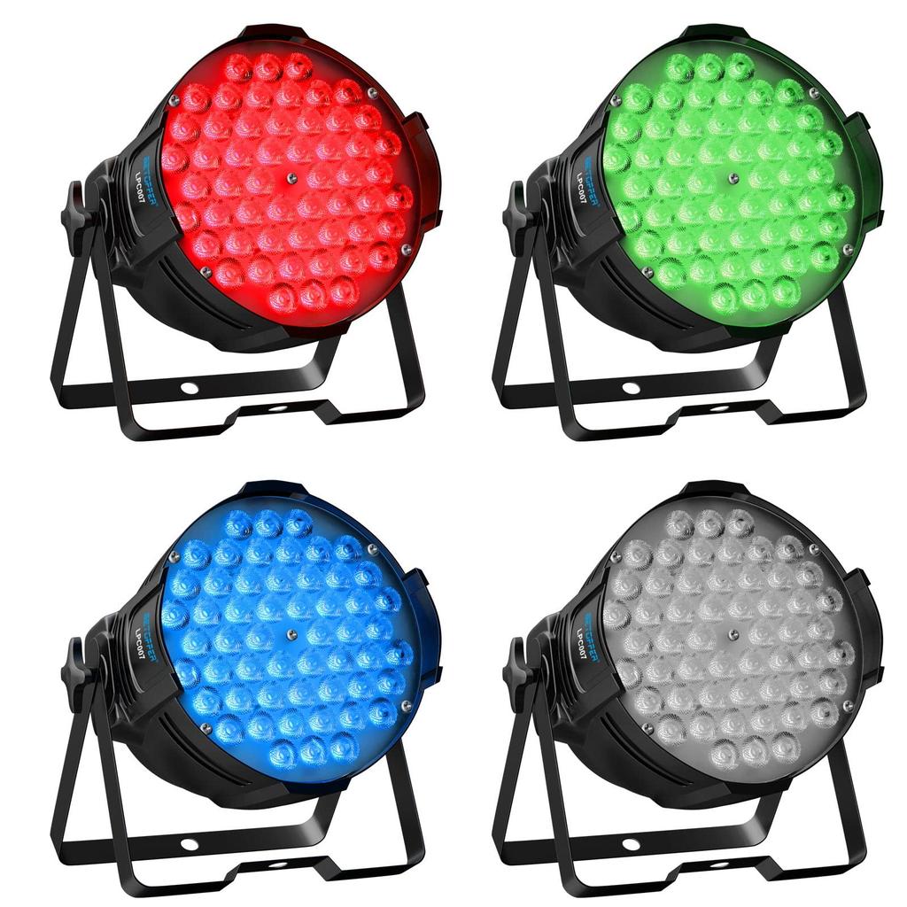 BETOPPER Disco Light LPC007 54x3W RGB LED Stage Lighting 6 Color Conversion Stage Light Stage Lighting DMX512 Party Light Spotlight DJ Disco Light