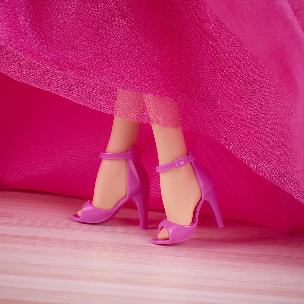 Пожелания на день рождения Барби Фирменная одевающаяся кукла Барби от 6 лет и старше Розовая кукла/дом JBJ07