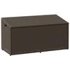 VidaXL Garden Storage Box Brown 110x50x58 Cm Woven Resin, Garden Storage Chest, Storage Box of 4104070
