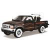 Maisto Scale Diecast Model 1999 Ford Super Duty 2002 FXSTB Night Train from the Custom Series Finished Model Car 1/27 Kit F-350 & (Black)