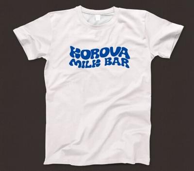 Футболка Korova Milk Bar 1062 Заводной апельсин Кубрик Культовый 70-е Фильм Молоко Новая