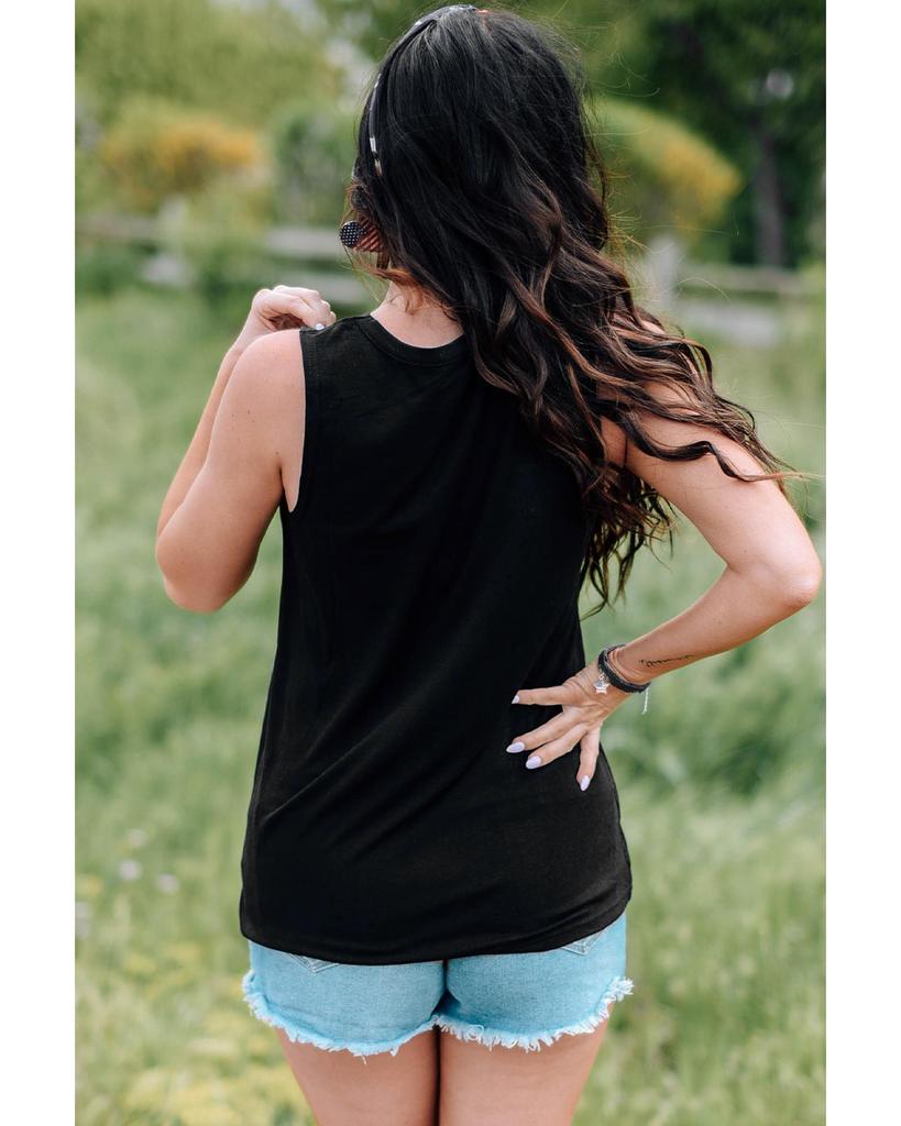 Azura Exchange Майка с принтом американского флага