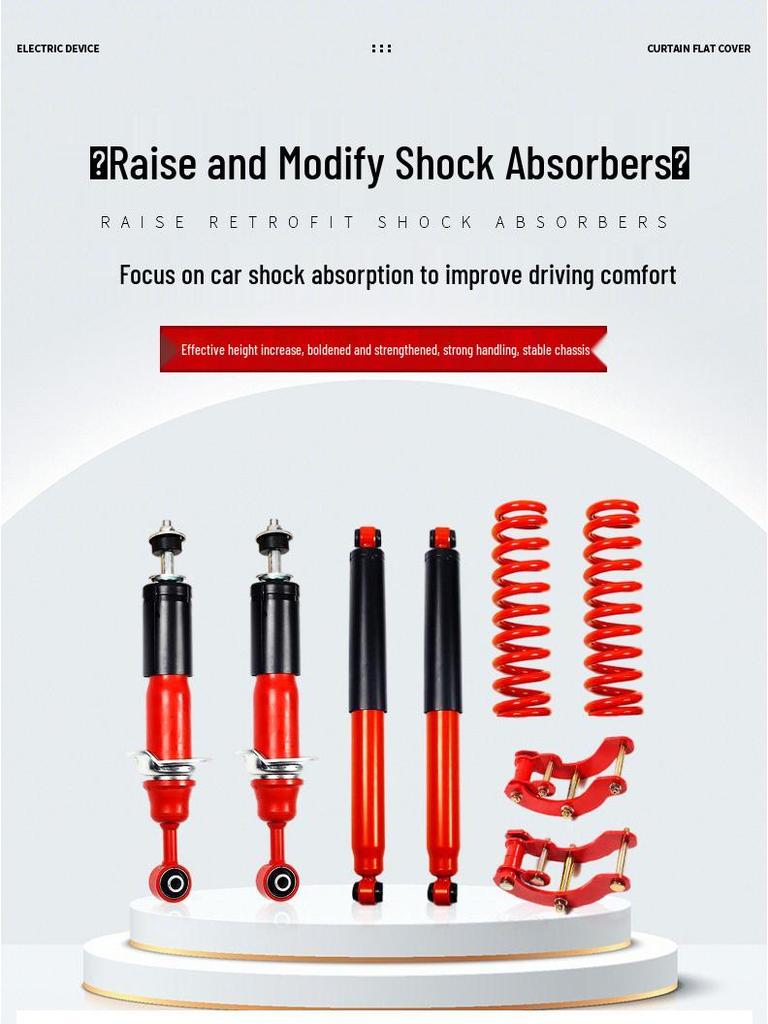 Navara D40 Pickup 2-Inch Lift Kit: Shock Absorbers & Springs