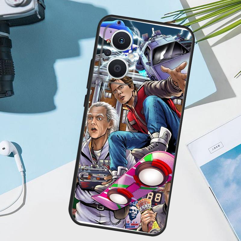 Back to the Future Case For OPPO Reno 11 12 13 13F 12F 11F 8T 7 8 10 Pro OPPO Find X8 Pro X6 X3 X5 Lite Cover