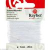 Jewelry Thread - RAYHER - 1 Mm - White - 20 M - Lightweight and Shiny Cotton