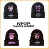 Вязаная шапка K-POP Девушка-охотница - Унисекс, родительско-детская, объемная шапка-бини на осень/зиму