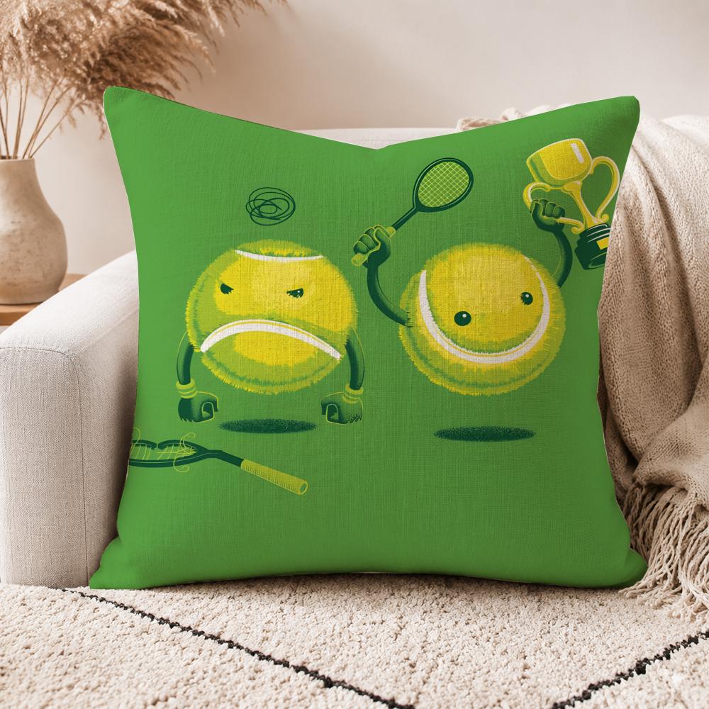 PFashion Tennis Cushion Cover Linen Doublesided Printed Cushion Cover sofa pillow caseNordic Home Decor