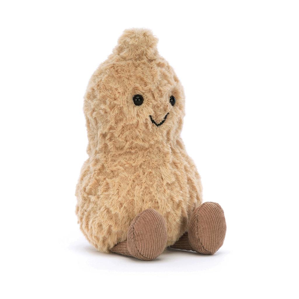 Jellycat Amuseables Peanut Plush Toy 6-Inch - Food Stuffed Animal - Fun Gift Idea