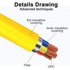 Double Male To Male Extension Cord, Generator Adapter Cord NEMA 5-15P For Transfer,12AWG 125V