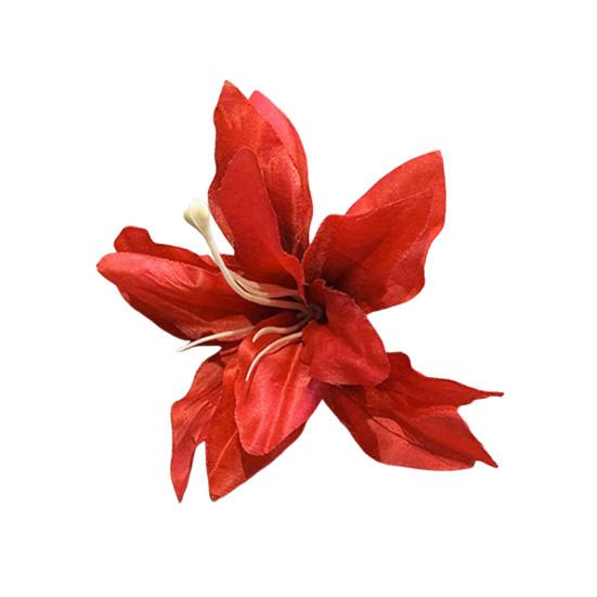 Women Hairpin Secure Grip Realistic Flower Design Hair Clip Non-Fading Lightweight Decorative Hair Accessories