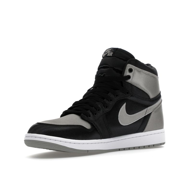 Air Jordan 1 Retro High OG Satin Shadow Черно-серые Женские Ретро Баскетбольные Кроссовки FD4810-010