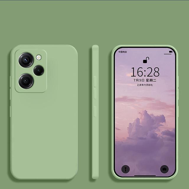 Poco X5 Pro Case Square Liquid Silicone Camera Lens Protector Phone Case For Xiaomi Poco X5 X 5 Pro X5Pro Pocox5 Pro Soft Cover