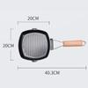 Портативная складная сковорода, прочная антипригарная сковорода-гриль с ручкой, не допускающей ожогов, сковорода для стейков для пикника дома на открытом воздухе