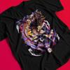 Demon Slayer Black Pattern Unisex Summer Short Sleeve Comfortable Women And Men T-Shirt
