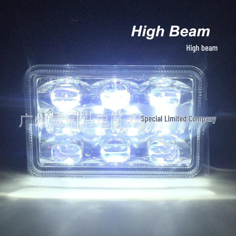 4x6 Square LED Work Light for Jeep and Trucks – Suitable for Headlight Modification