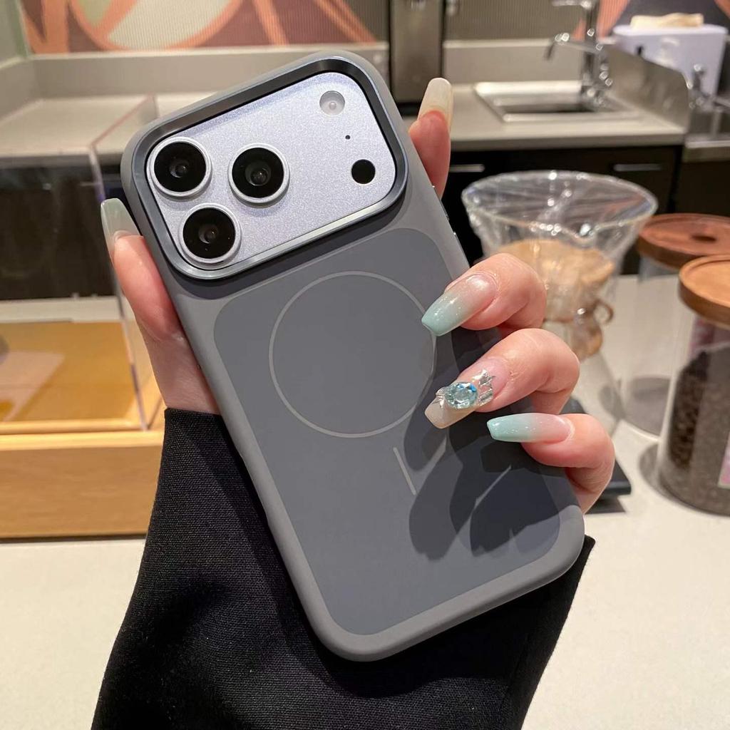 Compatible iPhone 17 Pro Max Case: Premium Magnetic Metal Lens with Elegant Ring Design
