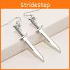 Уникальные Минималистичные Серьги в Форме Меча для Женщин Геометрический Дизайн из Сплава