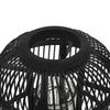 Maison Exclusive - Bougeoir debout Bambou Noir