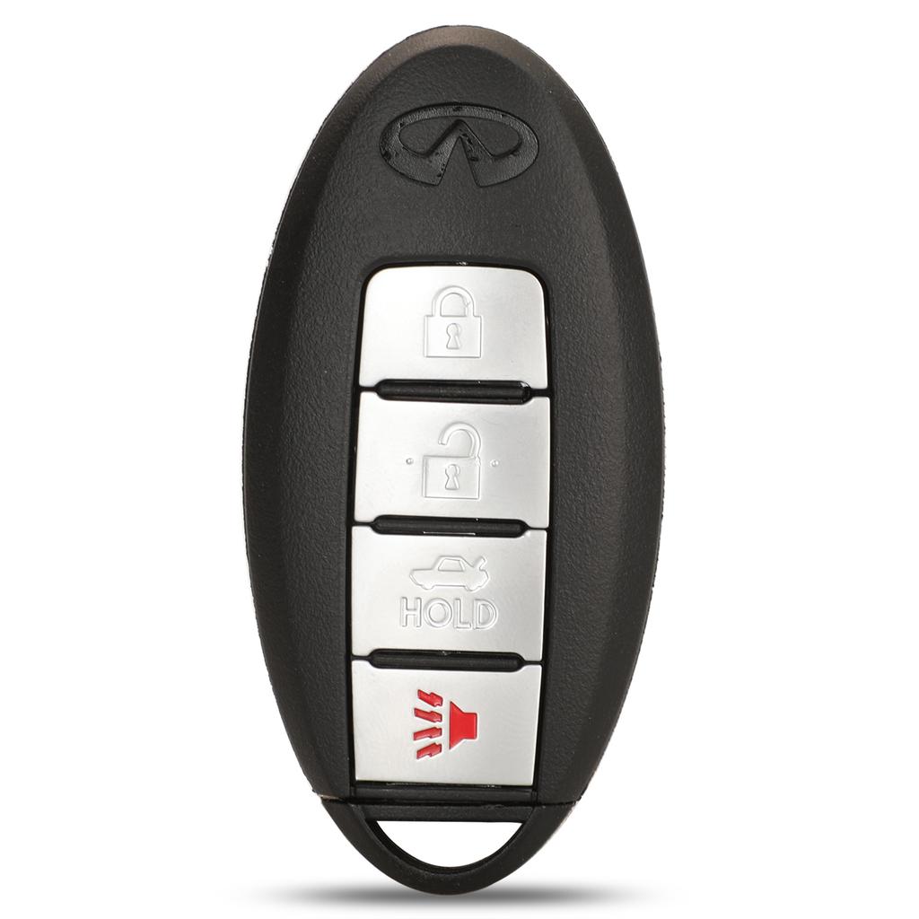 Jingyuqin 3/4 кнопки дистанционного ключа чехол чехол для Infiniti G25 G35 G37 Q60 FX35 FX37 QX70 FX50 смарт-ключ